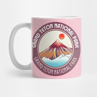 Grand Teton National Park in Japanese Vibes Mug